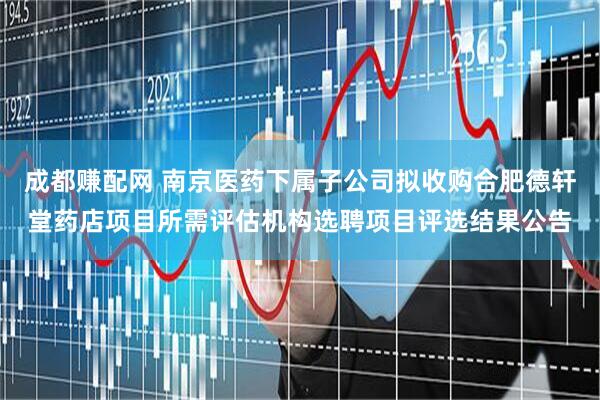 成都赚配网 南京医药下属子公司拟收购合肥德轩堂药店项目所需评估机构选聘项目评选结果公告