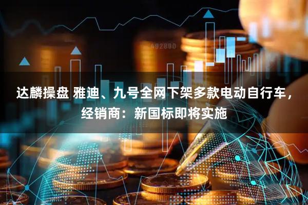 达麟操盘 雅迪、九号全网下架多款电动自行车，经销商：新国标即将实施