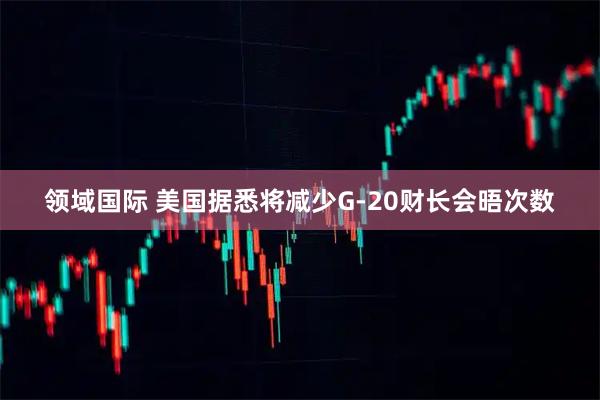 领域国际 美国据悉将减少G-20财长会晤次数