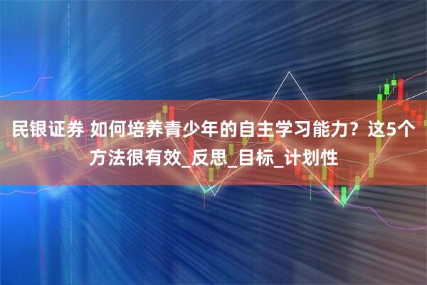 民银证券 如何培养青少年的自主学习能力？这5个方法很有效_反思_目标_计划性